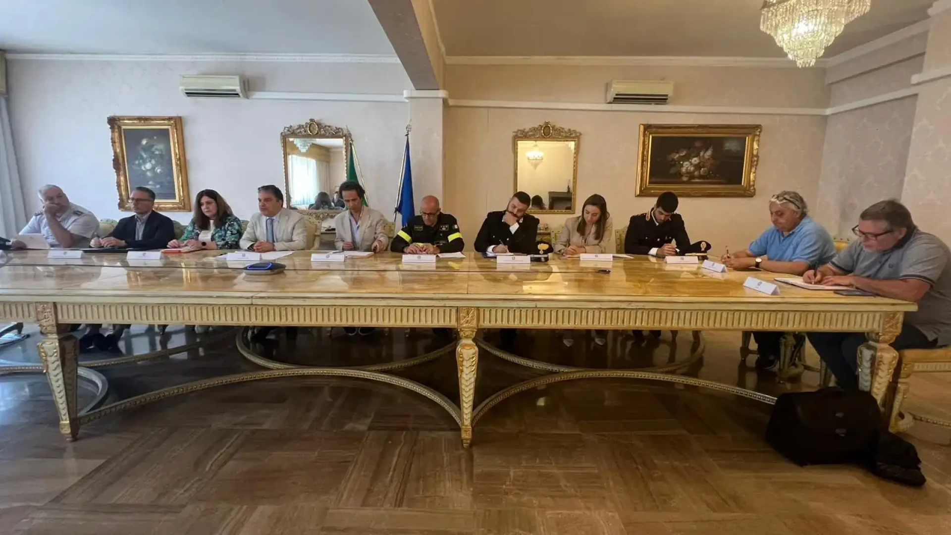 Isernia: prevenzione incendi boschivi. Vertice in Prefettura tra Forze dell'ordine ed autorità del territorio